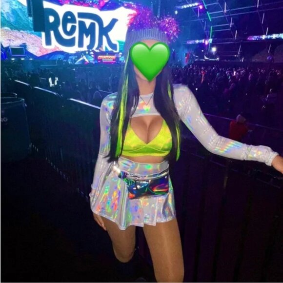 coquetry clothing Dresses & Skirts - Coquetry clothing Skirt in metallic silver